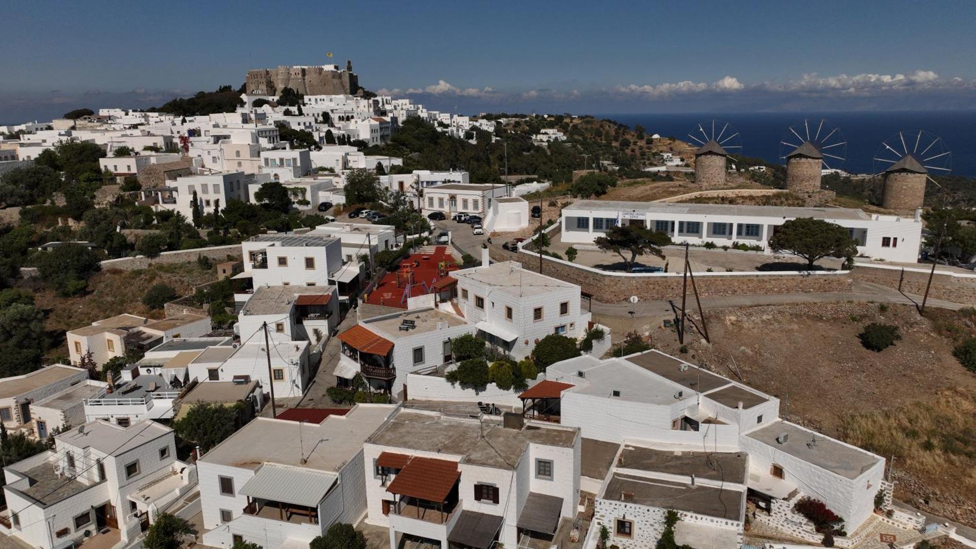 Manos House In Chora Villa Pátmosz Kültér fotó