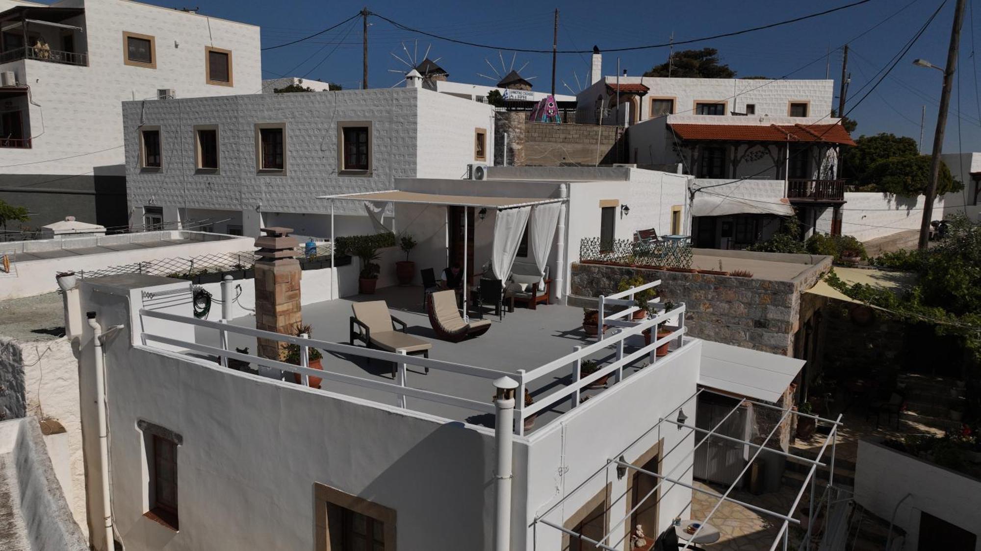 Manos House In Chora Villa Pátmosz Kültér fotó